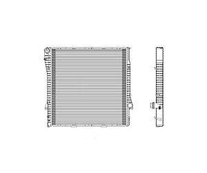 RADIATOR 1 ROW W/ OR W/O AIR/HDC BMX X5 EXC 3.0L ENG 00-06