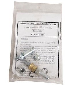RR DOOR HINGE PIN BUSHING KIT EXT CAB SILVERADO/SIERRA 99-07 1 KIT PER H INGE/2 PER DOOR