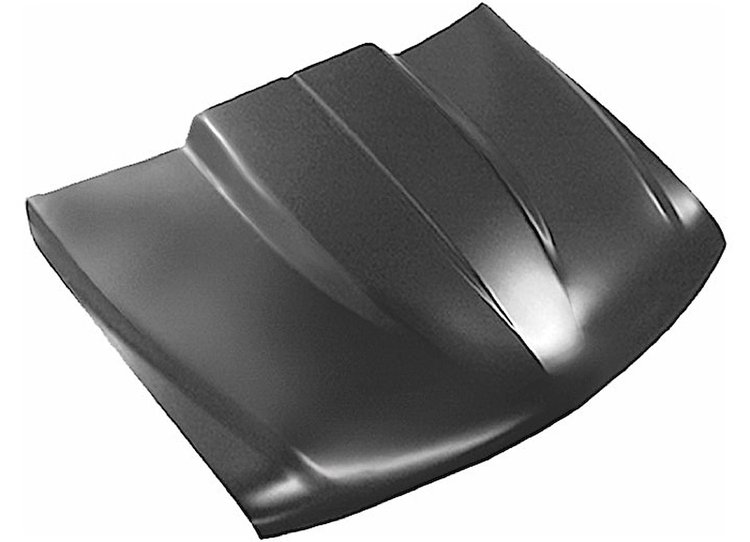 HOOD 2 IN. COWL INDUCTION STYLE SILVERADO LD 99-02 SILVERADO HD 01-02 TAH OE/SUBURBAN 00-06