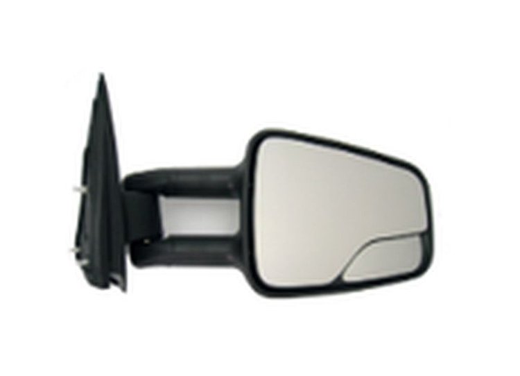 RH DOOR MIRROR MAN NON-HTD TEXT BLK FLDG DUAL ARM EXTENDABLE TOW TYPE W/FLA T GLASS SILVERADO/SIERRA CLASSIC 99-07