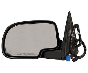 LH DOOR MIRROR PWR HTD TEXT W/GREY CVR P PWR FLDG W/DIMMER W/SIGNAL ON GL ASS W/MEM SILVERADO/SIERRA
