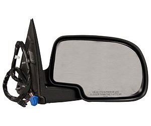 RH DOOR MIRROR PWR HTD TEXT W/GREY CVR P PWR FLDG W/DIMMER W/SIGNAL ON GL ASS W/MEM SILVERADO/SIERRA