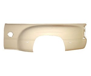 LH OTR SIDE PNL F/GLASS W/ DUAL RR WHEELS 8 FT BOX FLEETSIDE 3500 SIERRA/SI LVERADO CLASSIC 99-07