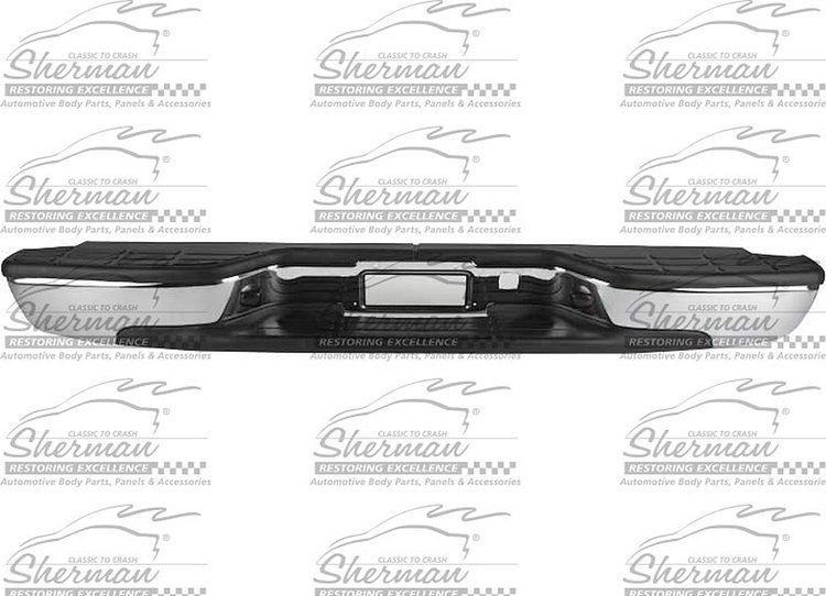 901-800 Rear Step Bumper for 1999-2006 Chevrolet Silverado 1500 Trucks [Chrome]