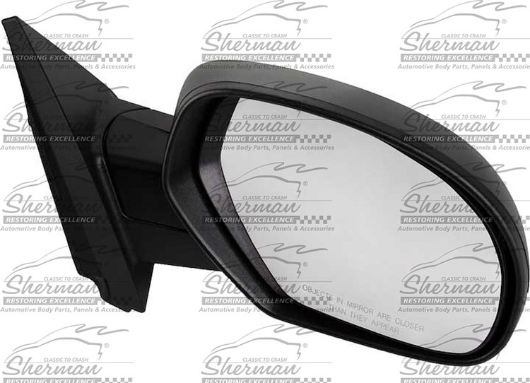 RH DOOR MIRROR MAN NON-HTD TEXT BLK FLDG SILVERADO/SIERRA 07-11