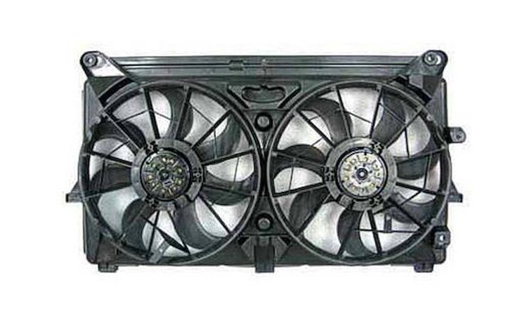 RAD/CON COOLING FAN ASSY BLADE/MOTOR/SHROUD 8CYL ENG W/ PERFORMANCE PKG S ILVERADO/SIERRA 1500 07-10