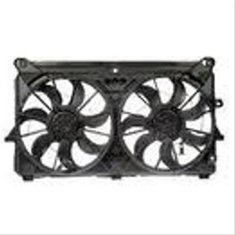 RAD/CON COOLING FAN ASSY BLADE/MOTOR/SHROUD 8CYL ENG W/O PERFORMANCE PKG SILVERADO/SIERRA 1500 07-10