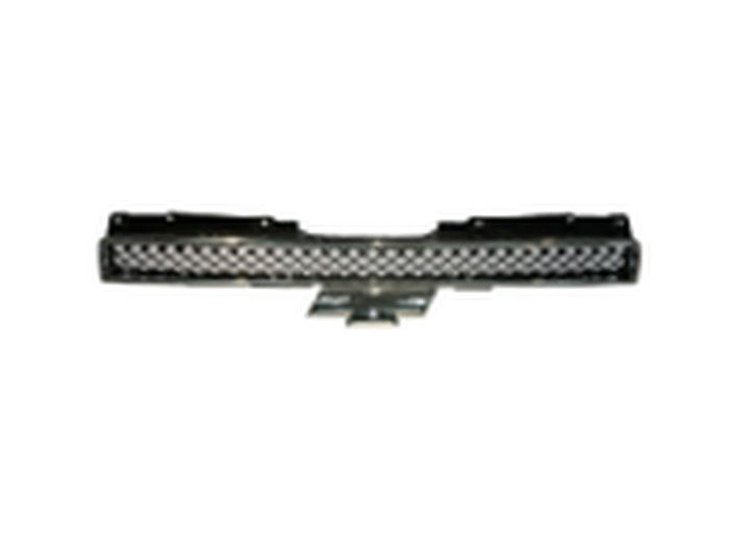 UPR GRILLE CHR W/ BLK MESH W/O OFF ROAD PKG AVALANCHE/TAHOE/SUBURBAN 07-11