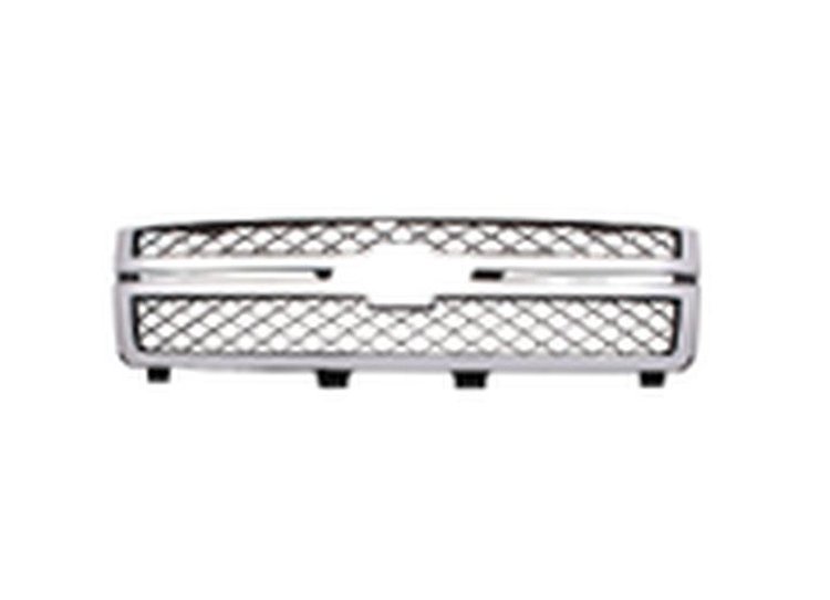 GRILLE DK GRAY W/CHRM MLDNG W/O Z PKG SLVRDO 2500/3500 11-14