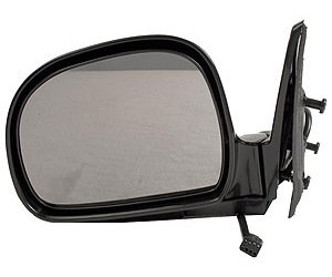 LH DOOR MIRROR PWR NON-HTD GLOSS BLK FLDG S10/SONOMA P/U/BLAZER/JIMMY/BRAVA DA/ENVOY/HOMBRE 98