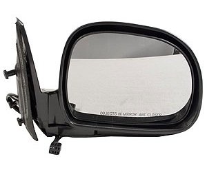 RH DOOR MIRROR PWR NON-HTD GLOSS BLK FLDG S10/SONOMA P/U/BLAZER/JIMMY/BRAVA DA/ENVOY/HOMBRE 98