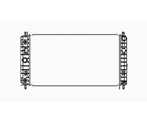 RADIATOR 1 ROW W/O OR W/O HDC W/ OR W/O AIR W/ TRANS OIL COOLER 2.2L ION CP E/SDN 03-04
