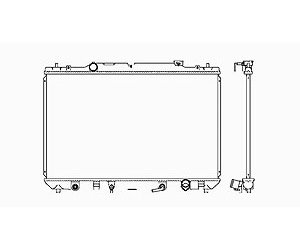 RADIATOR 1 ROW W/ OR W/O HDC W/ OR W/O AIR 2.4L 4CYL A/T SOLARA 02-03