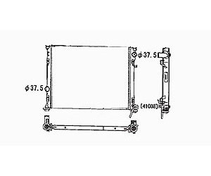 RADIATOR 1 ROW W/ OR W/O AIR ALL ENGINES HEAVY DUTY COOLING CHRYSLER 300/MA GNUM 05-08 CHARGER 06-08