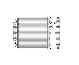 RADIATOR 1 ROW W/ OR W/O AIR/HDC W/ TOC EXPLORER 06-09 SPORT TRAC 07-09