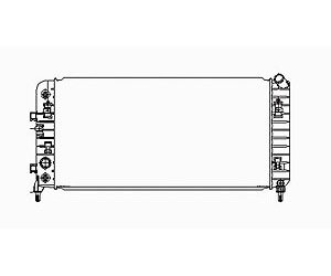 RADIATOR 1 ROW W/ OR W/O HDC W/ OR W/O AIR W/ TOC W/3.5 3.9L IMPALA/MONTE CARLO 06-11 W/3.6L ENG ALLURE/LACROSSE 05-11