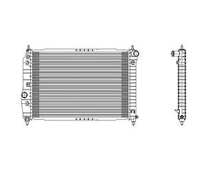 RAD 1 ROW W/ AIR/HDC 1.6L L4 AVEO H-BACK 04-08 SDN 04-06