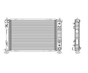 RAD 1 ROW W/ OR W/O AIR/HDC 3.4L V6 EQUINOX/TORRENT 06-09