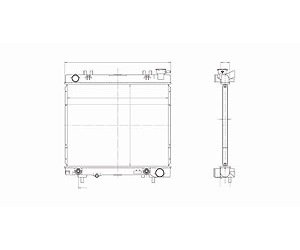 RADIATOR 1 ROW W/ OR W/O AIR/HDC 3.7L V6 W/TOC DAKOTA 05-11