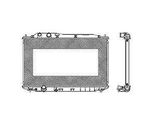 RADIATOR 1 ROW W/ OR W/O AIR/HDC 1.8L A/MT CIVIC CPE EXC SI 06-10