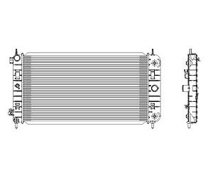 RADIATOR 1 ROW W/ OR W/O AIR/HDC PONTIAC G6 3.5/3.9L 07-10 AURA 07-09