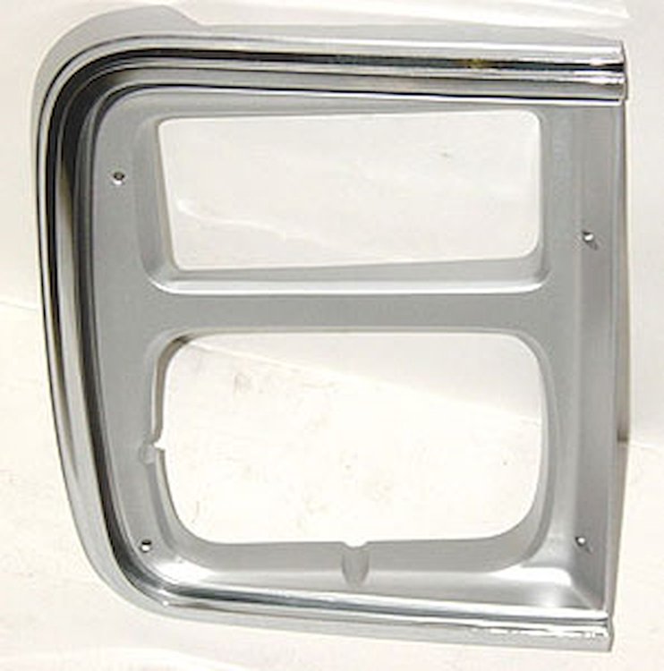 LH H.L. DOOR CHR/ARG W/ SINGLE RECT H.L. CHEVY/GMC VAN 85-91