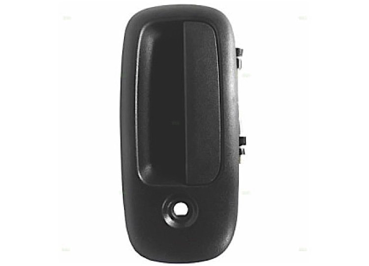 LH FT OUTR DR HANDLE SMOOTH BLK EXPRESS/SAVANA 96-09