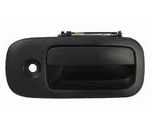 RH FT OUTR DR HANDLE SMOOTH BLK EXPRESS/SAVANA 96-09