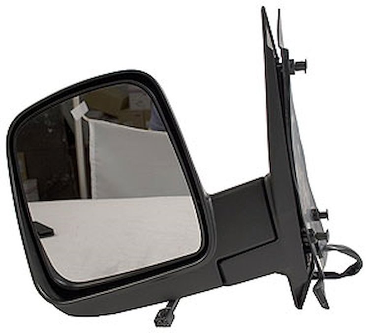 LH DOOR MIRROR PWR HTD TEXT BLK FLDG W/O SIGNAL EXPRESS/SAVANA 03-10