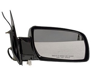 RH DOOR MIRROR PWR NON-HTD GLOSS BLK NON-FLDG ASTRO/SAFARI 99