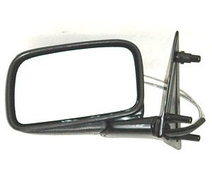 LH DOOR MIRROR MAN REM NON-HTD TEXT BLK FLDG GOLF/JETTA 88-92