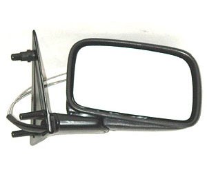 RH DOOR MIRROR MAN REM NON-HTD TEXT BLK FLDG GOLF/JETTA 88-92