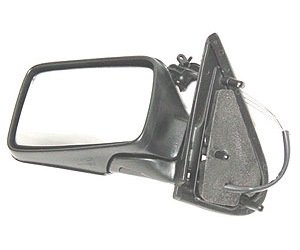 LH DOOR MIRROR MAN REM NON-HTD SMOOTH BLK FLDG CABRIO 95-99 GOLF/GTI/JETTA 93-99
