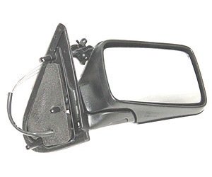 RH DOOR MIRROR MAN REM NON-HTD SMOOTH BLK FLDG CABRIO 95-99 GOLF/GTI/JETTA 93-99