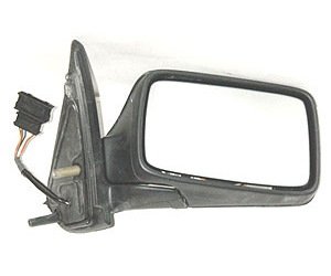 RH DOOR MIRROR PWR HTD SMOOTH BLK FLDG CABRIO 95-99 GOLF/GTI/JETTA 93-99
