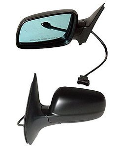 LH DOOR MIRROR PWR REM HTD SMOOTH BLK NON-FLDG W/O MEM W/O BLUE TINT GLASS USA TYPE GEN4 GOLF/GTI/JETTA 99-07