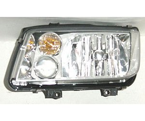 LH H.L. ASSY COMBINATION TYPE W/ AMBER BULB/CLEAR TURN SIGNAL LENS/FOG LAMP JETTA 99-LATE 02