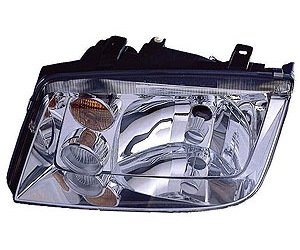 LH H.L. ASSY COMBINATION TYPE W/ CLEAR BULB/AMBER TURN SIGNAL LENS/FOG LAMP JETTA 02-05