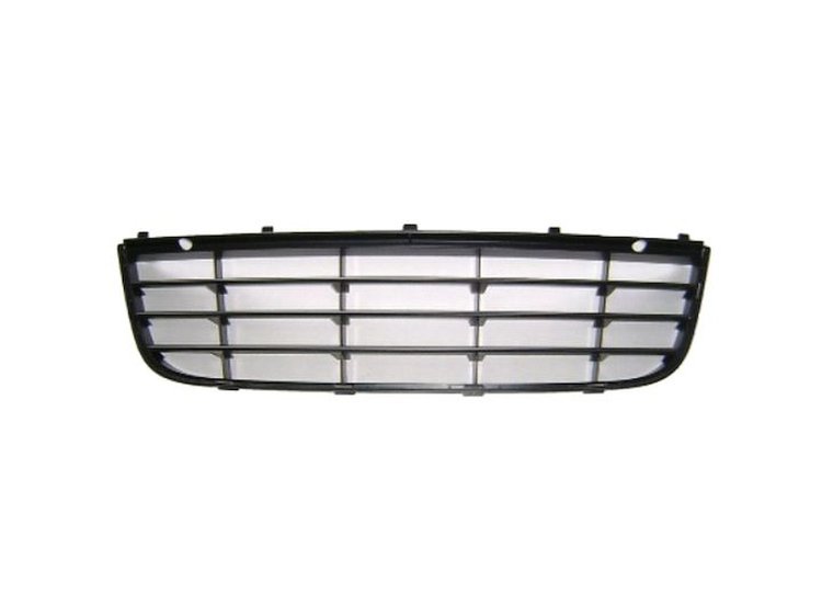 FT BUMPER CTR GRILLE MAT BLK JETTA SDN 05-10