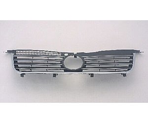 GRILLE BLK W/ CHR FRAME 2.8 4.0L ENG PASSAT 01-05