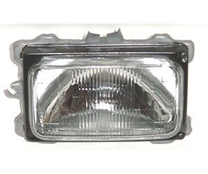 LH H.L. INNR DUAL RECT W/ BLK RING MULTI-VEHICLE