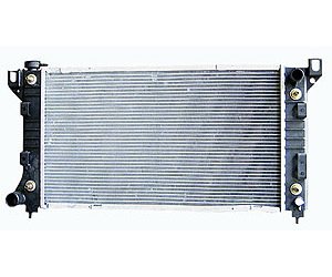 RADIATOR 2 ROW W/ OR W/O AIR W/ TRANSMISSION OIL COOLERS W/ LH OUTLET CARAV AN/VOYAGER/TOWN COUNTRY 96-00