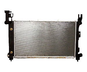 RADIATOR 1 ROW W/ OR W/O AIR FILLER NECK ON DRIVERS SIDE CARAVAN/VOYAGER/TO WN COUNTRY 2.5 L4 3.3/3.8 V6 93-95