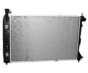 RADIATOR 1 ROW W/ OR W/O AIR W/ FILLER NECK MUSTANG 4.6 V8 97-04