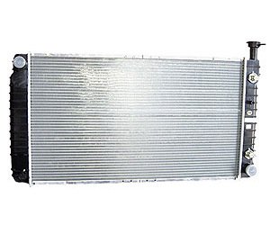 RADIATOR 2 ROW W/ OR W/O AIR W/O ENGINE O.C. 1 1/4 IN. CORE EXPRESS/SAVANA VAN 4.3/5.0 V6/V8 96-02