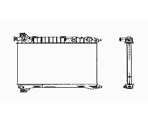 RADIATOR 1 ROW W/ OR W/O AIR 3.9 V6 5.2/5.9 V8 DAKOTA/DURANGO 97-99