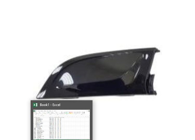 LH FRONT BUMPER INSERT G2