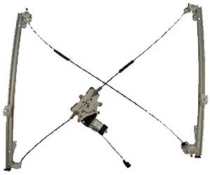 LH FT PWR WINDOW REGULATOR W/ MOTOR CARAVAN/VOYAGER/TOWN COUNTRY 96-00