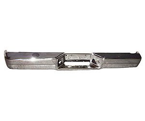 RR STEP BUMPER CHR FACTORY STYLE W/ PADS BRKTS DAKOTA 87-96 - US CHR