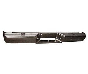 RR STEP BUMPER BLK FACTORY STYLE W/ PADS BRKTS DAKOTA 87-96